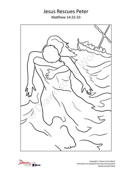 Jesus Rescues Peter