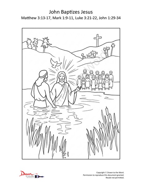 John Baptizes Jesus 2